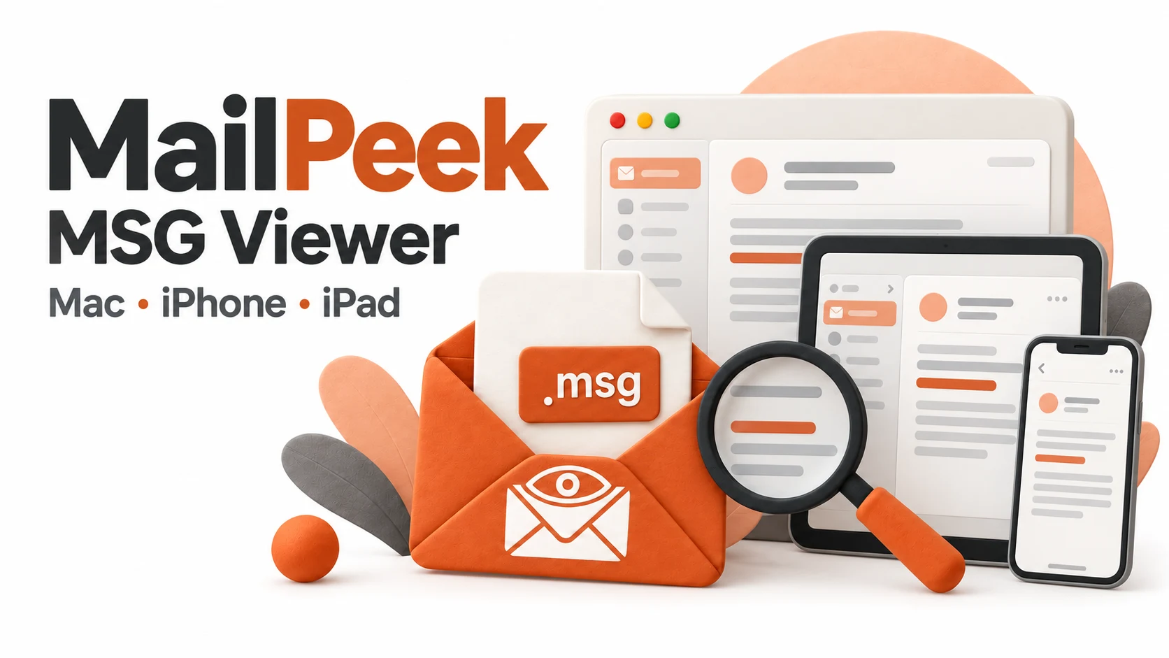 Mac MSG Viewer: MailPeek for Mac, iPhone and iPad